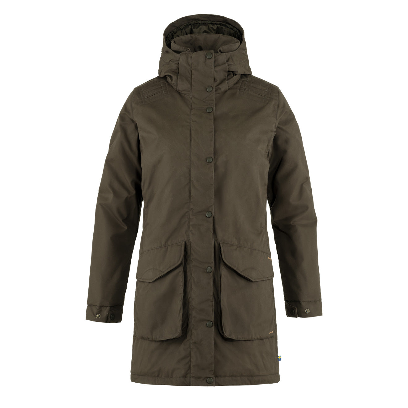 Fjallraven Womens Hogvit Jacket Dark Olive - The Sporting Lodge