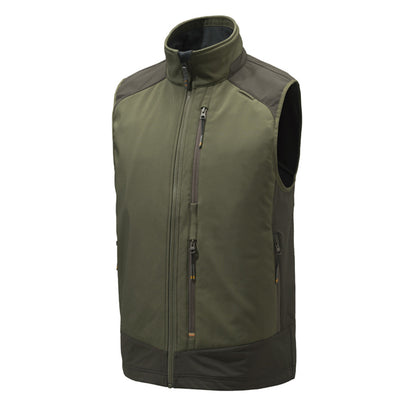 Beretta Butte Softshell Vest Moss / Brown Bark - The Sporting Lodge