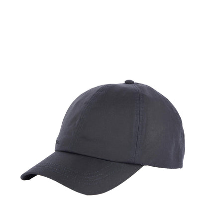 Barbour Wax Sports Cap Navy / Cordovan - The Sporting Lodge