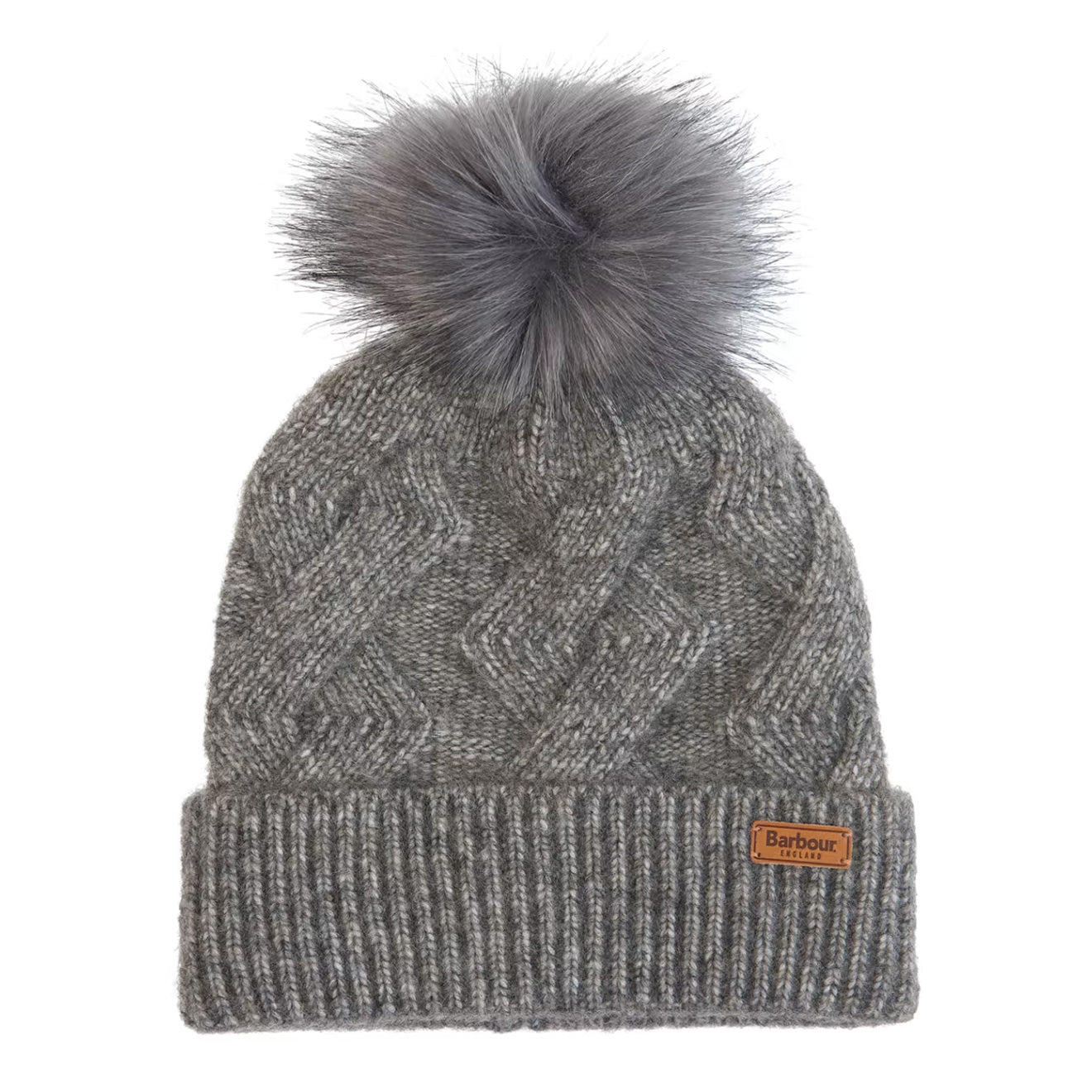 Barbour Montros Beanie Charcoal - The Sporting Lodge