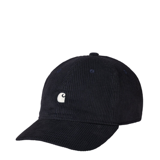 Carhartt WIP Harlem Cap Corduroy Dark Navy / Wax - The Sporting Lodge