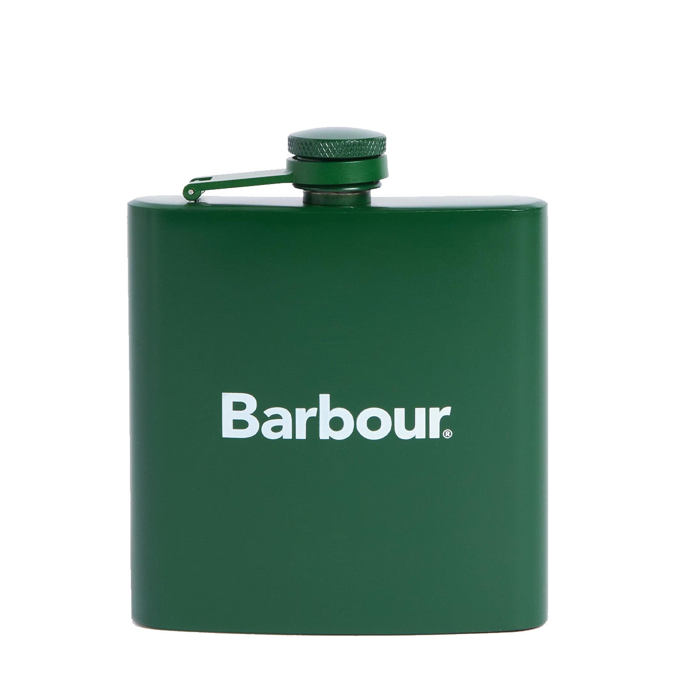 Barbour Logo Hip Flask Green - The Sporting Lodge