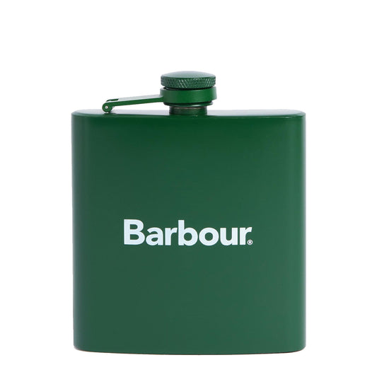Barbour Logo Hip Flask Green - The Sporting Lodge