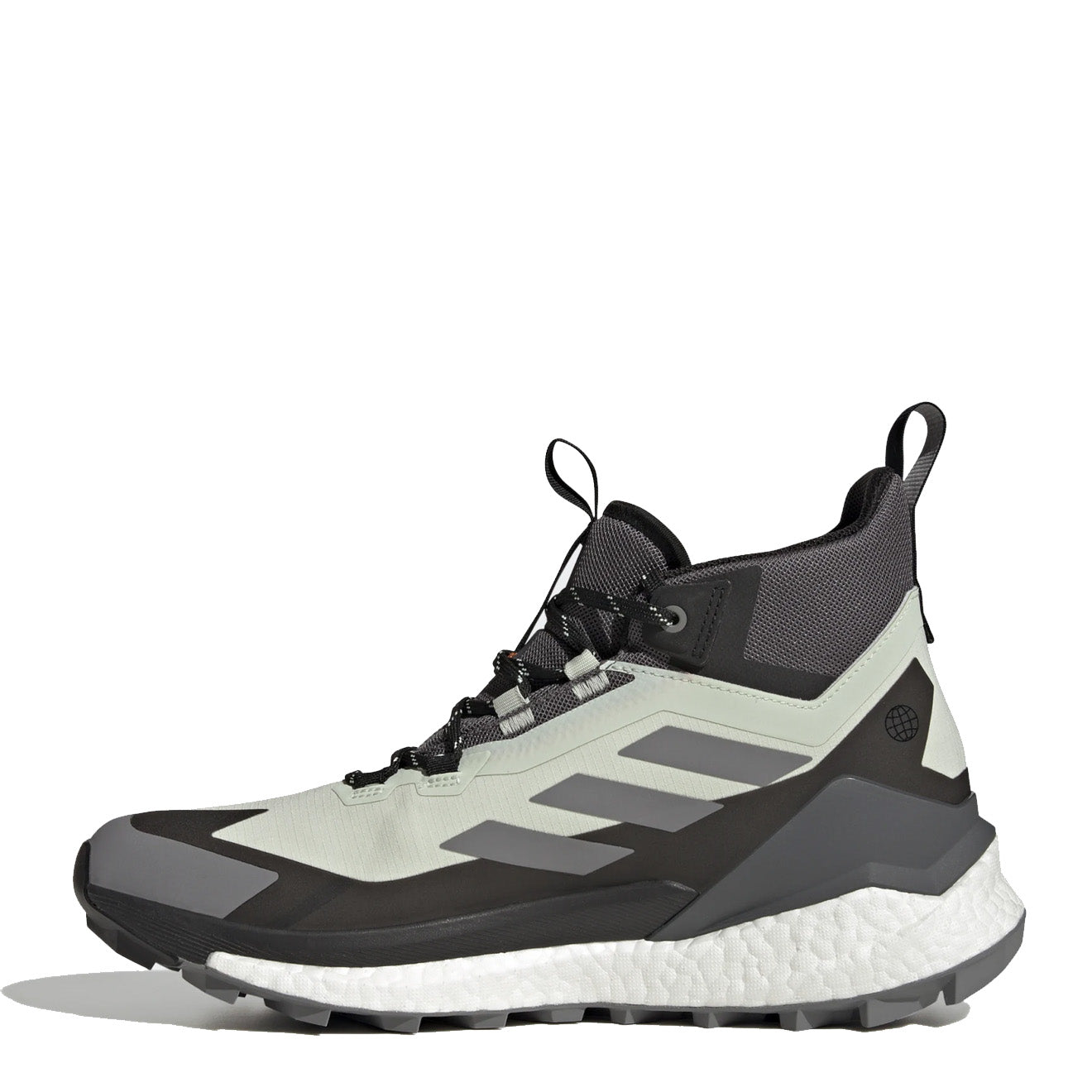 Adidas Terrex Free Hiker 2 Gore-Tex Hiking Shoes Linen Green / Grey Three / Impact Orange - The Sporting Lodge