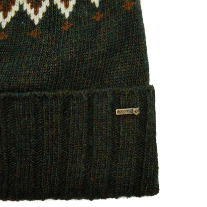 Dubarry Connolly Fairisle Hat Olive - The Sporting Lodge