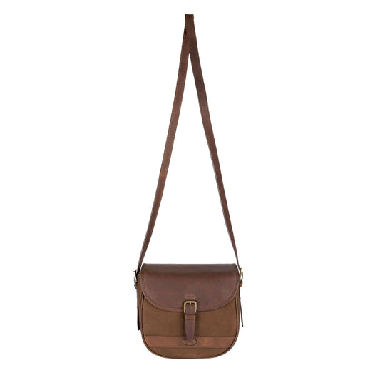 Dubarry Clara Leather Saddle Bag Walnut - The Sporting Lodge