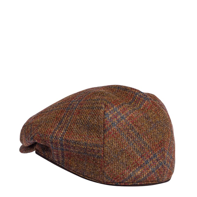 Beretta Womens St James Cap Light Brown / Blue Check - The Sporting Lodge
