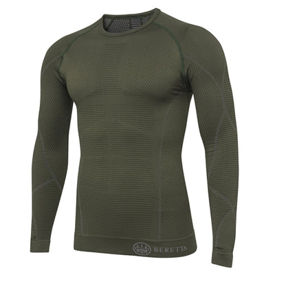 Beretta HT Body Mapping 3D L/S Tee Green Moss - The Sporting Lodge