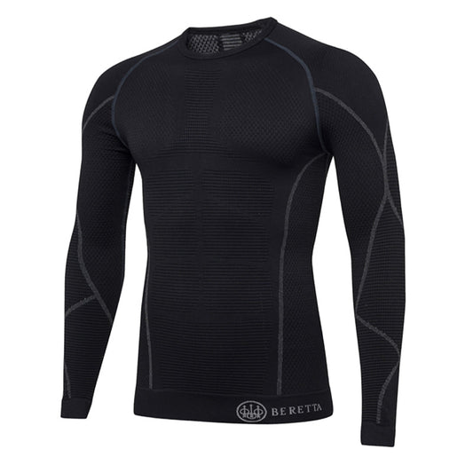 Beretta HT Body Mapping 3D L/S Tee Black - The Sporting Lodge