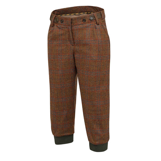 Beretta Womens St James Breeks Brown / Blue Check - The Sporting Lodge
