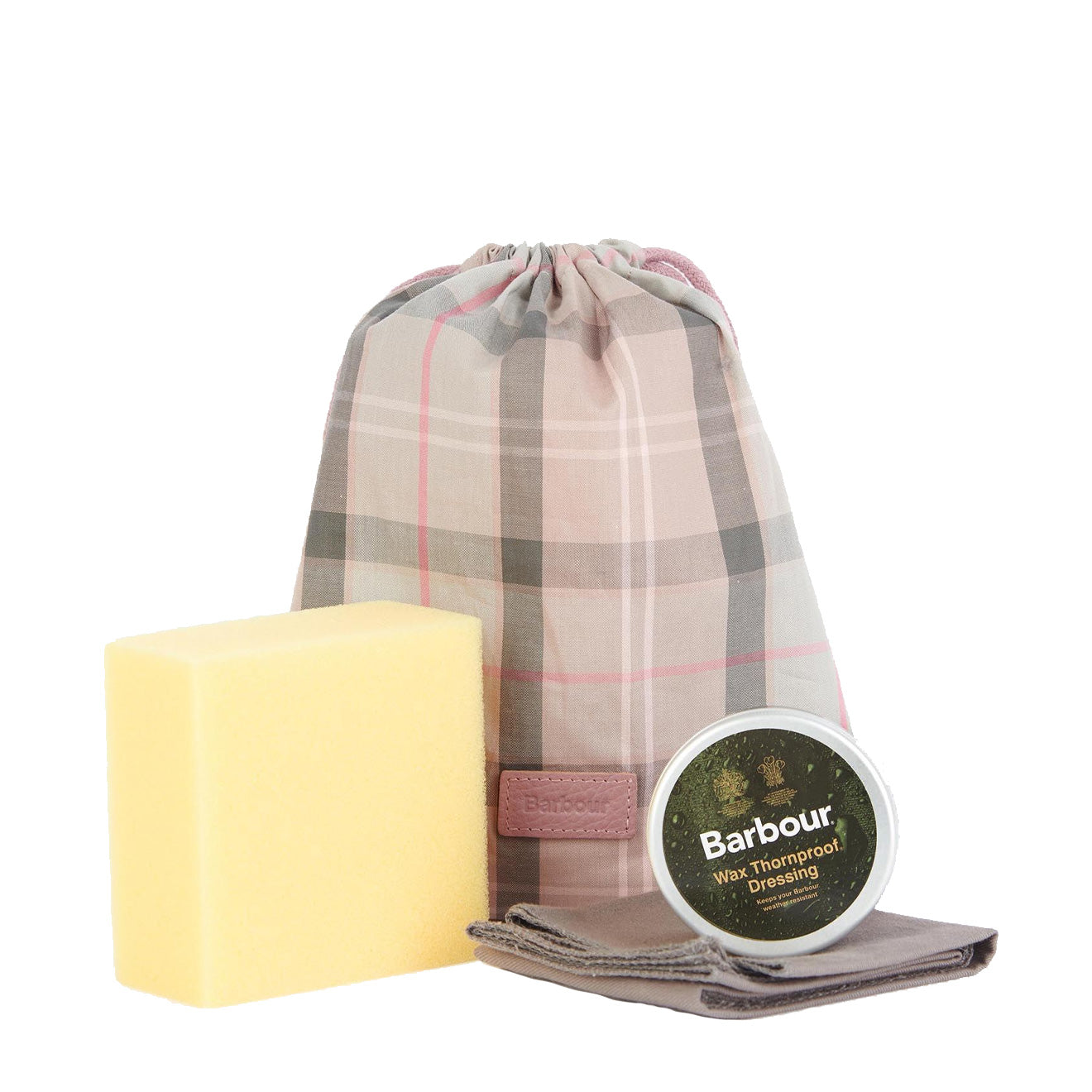 Barbour Mini Reproofing Kit Pink Tartan - The Sporting Lodge