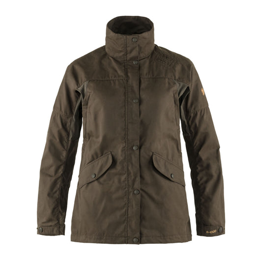 Fjallraven Womens Forest Hybrid Jacket Dark Olive - The Sporting Lodge