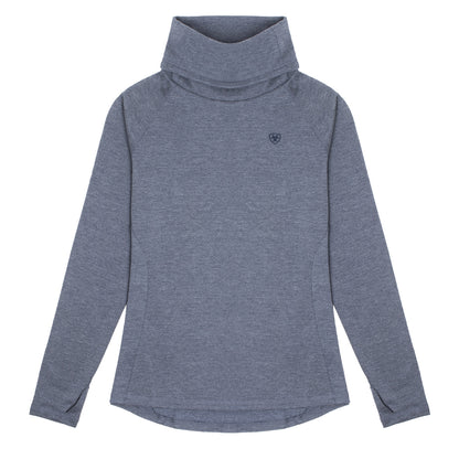 Ariat Womens Canny L/S Top Navy Eclipse - The Sporting Lodge