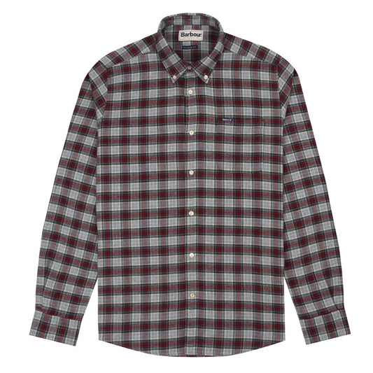 Barbour Alderton Tailored Shirt Grey Marl - The Sporting Lodge