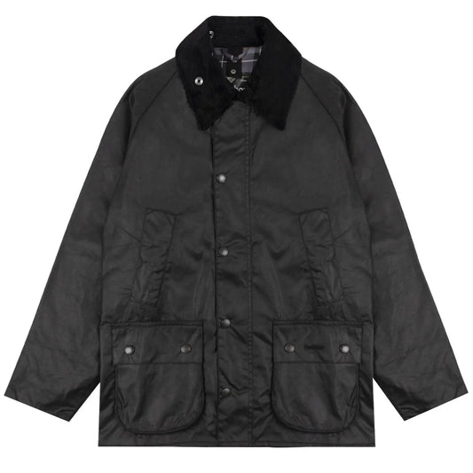 Barbour Bedale Wax Jacket Black - The Sporting Lodge