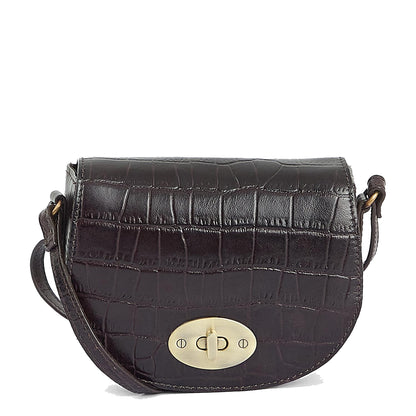 Barbour Eilein Saddle Bag Black Cherry - The Sporting Lodge