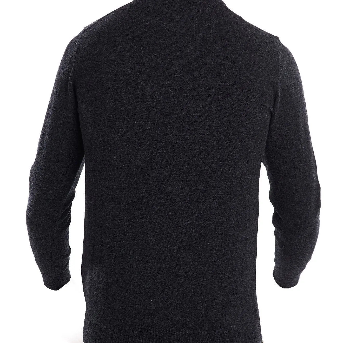 Barbour Essential Lambswool Crew Neck Charcoal - The Sporting Lodge