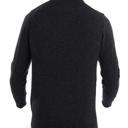 Barbour Essential Lambswool Crew Neck Charcoal - The Sporting Lodge