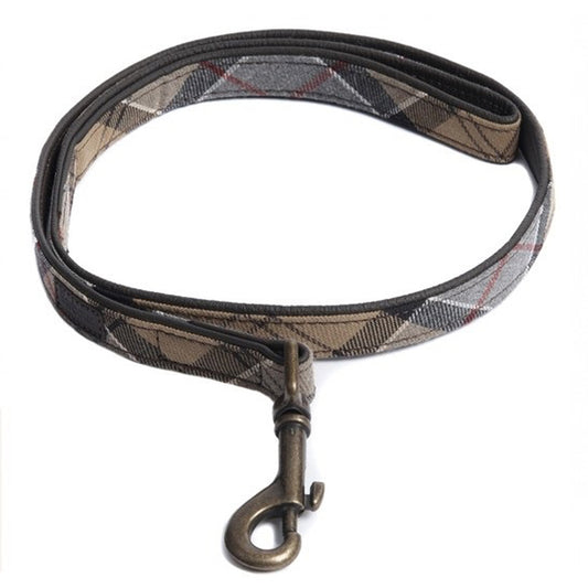 Barbour Leather Dog Lead Dress Tartan - The Sporting Lodge