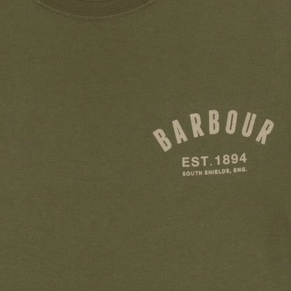 Barbour Preppy Tee Burnt Olive - The Sporting Lodge