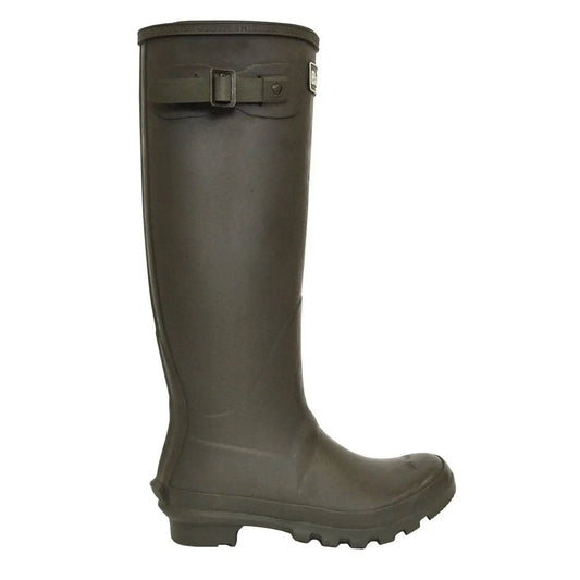Barbour Womens Bede Wellington Olive - The Sporting Lodge