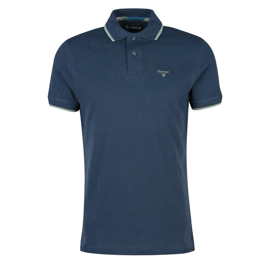 Barbour Easington Polo Navy - The Sporting Lodge
