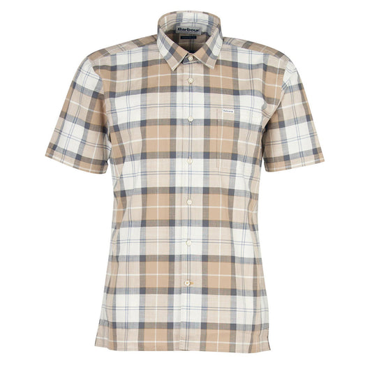 Barbour Gordon Tailored Fit Shirt Amble Sand Tartan - The Sporting Lodge