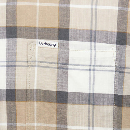 Barbour Gordon Tailored Fit Shirt Amble Sand Tartan - The Sporting Lodge
