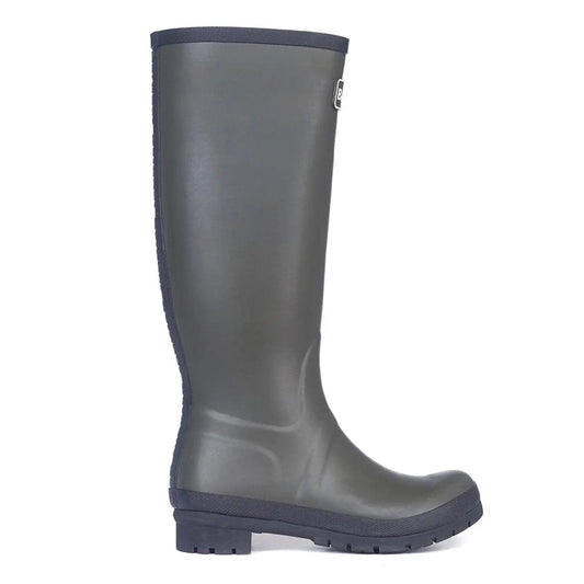 Barbour Womens Abbey Wellington Olive - The Sporting Lodge