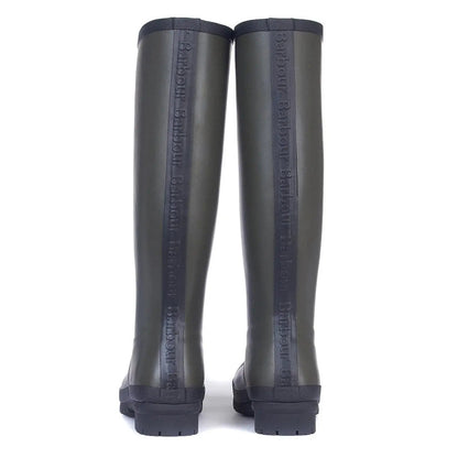 Barbour Womens Abbey Wellington Olive - The Sporting Lodge