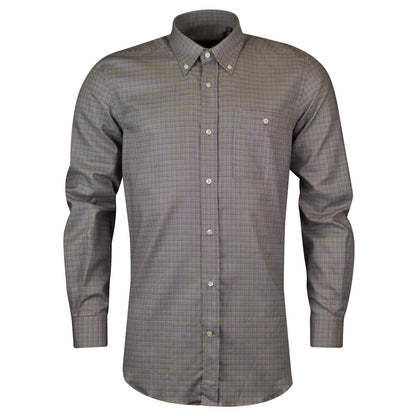 Beretta Classic Shirt Blue Stripe / Brown - The Sporting Lodge