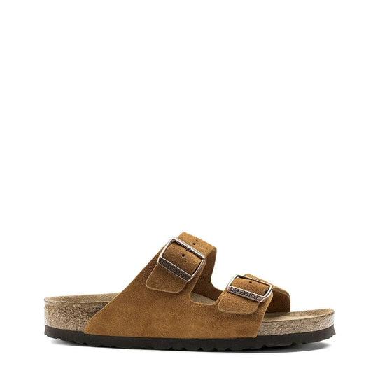 Birkenstock Womens Arizona SFB Narrow Sandal Mink - The Sporting Lodge