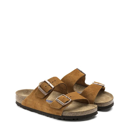 Birkenstock Womens Arizona SFB Narrow Sandal Mink - The Sporting Lodge