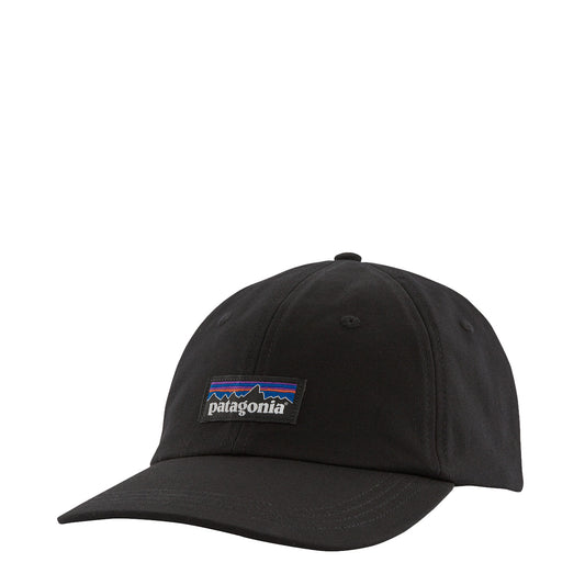 Patagonia P-6 Label Trad Cap Black - The Sporting Lodge