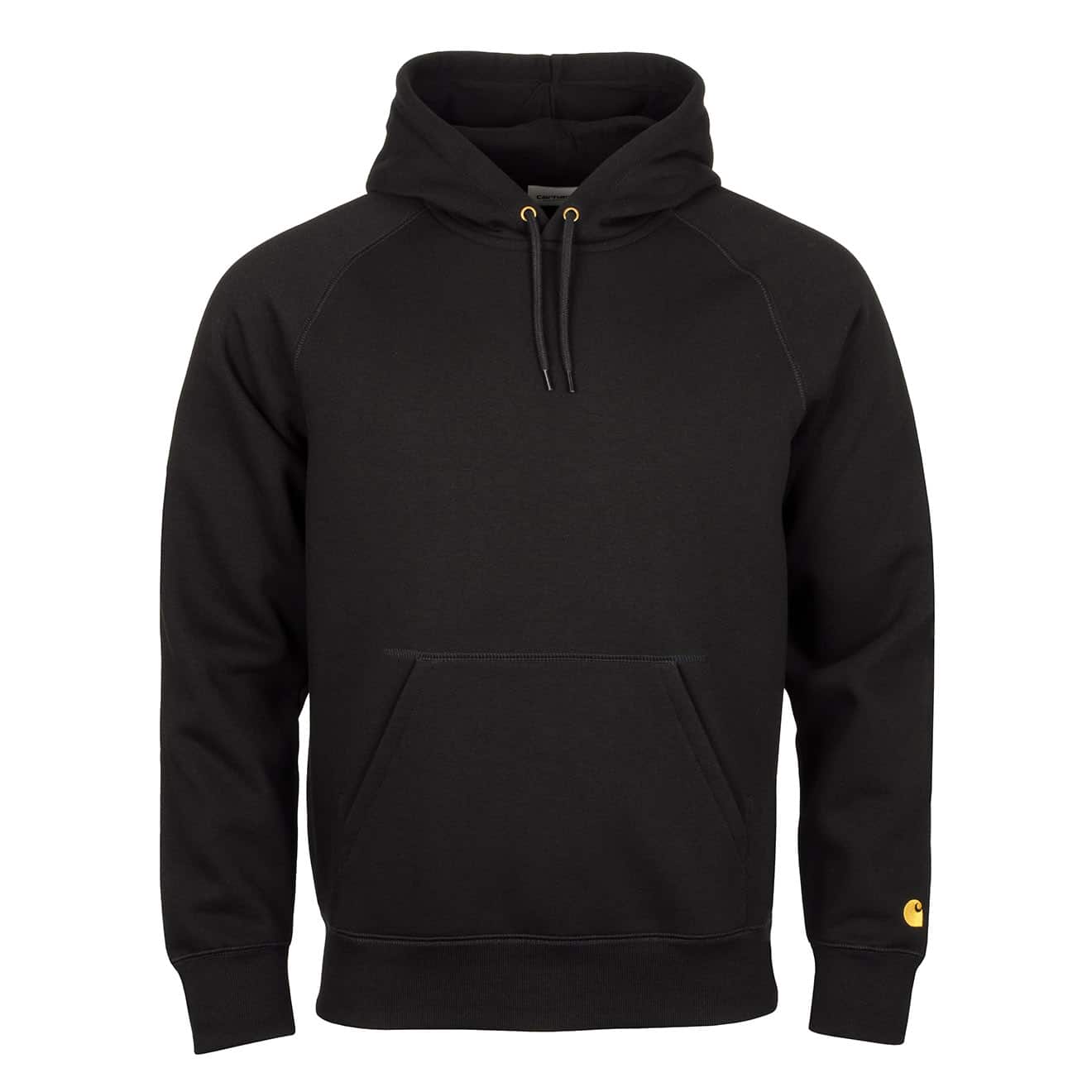 Carhartt WIP Chase Hooded Sweat Black / Gold - The Sporting Lodge