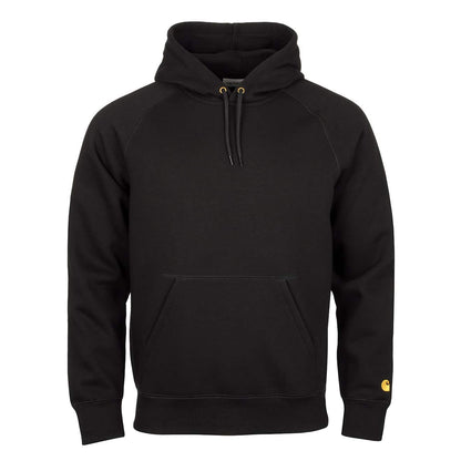 Carhartt WIP Chase Hooded Sweat Black / Gold - The Sporting Lodge