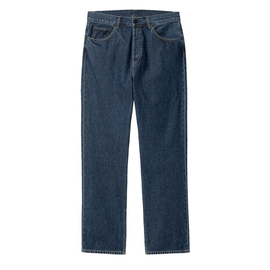 Carhartt WIP Nolan Pant Blue Heavy Stone Wash - The Sporting Lodge
