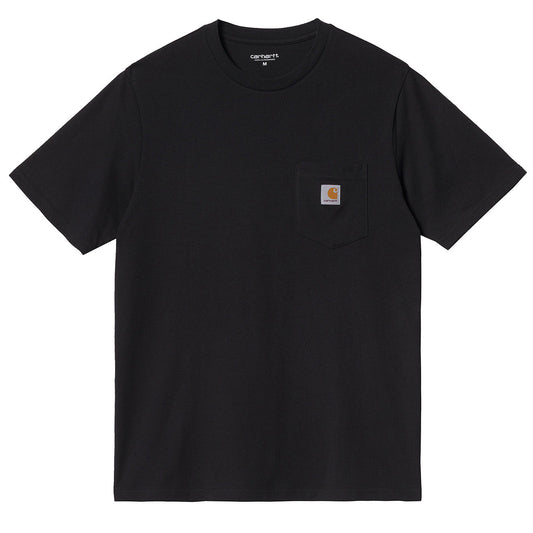 Carhartt WIP S/S Pocket T-Shirt Black - The Sporting Lodge