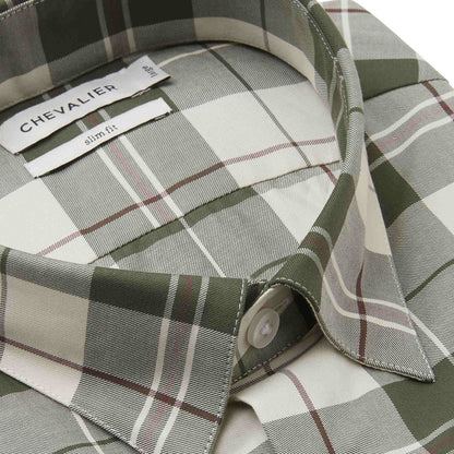 Chevalier Hinwick Shirt Deep Green Checked - The Sporting Lodge