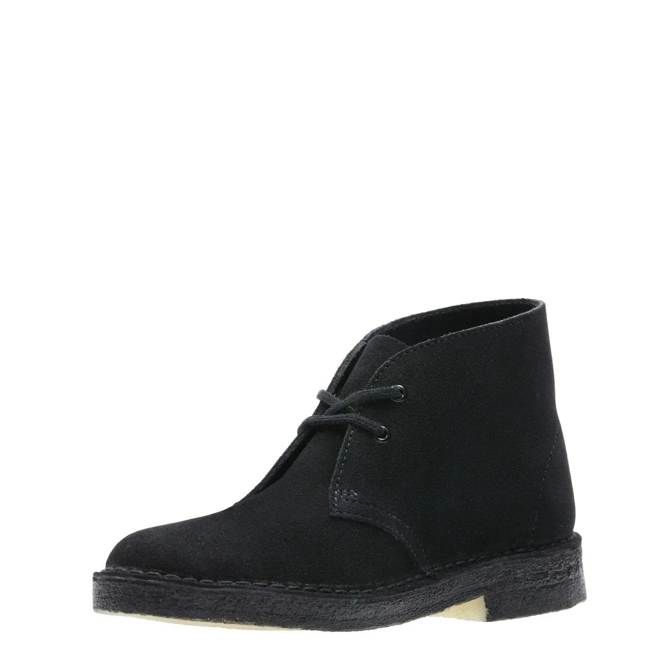 Clarks Originals Womens Desert Boot Black Suede - The Sporting Lodge