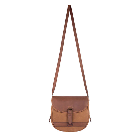 Dubarry Clara Leather Saddle Bag Brown - The Sporting Lodge