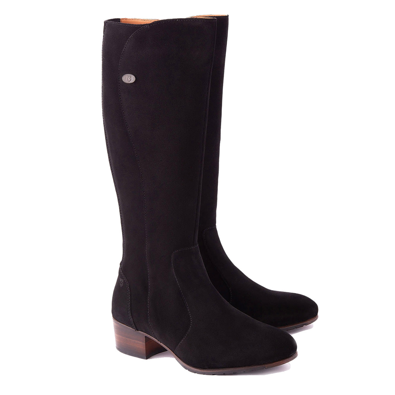 Dubarry Womens Downpatrick Boot Black Suede - The Sporting Lodge
