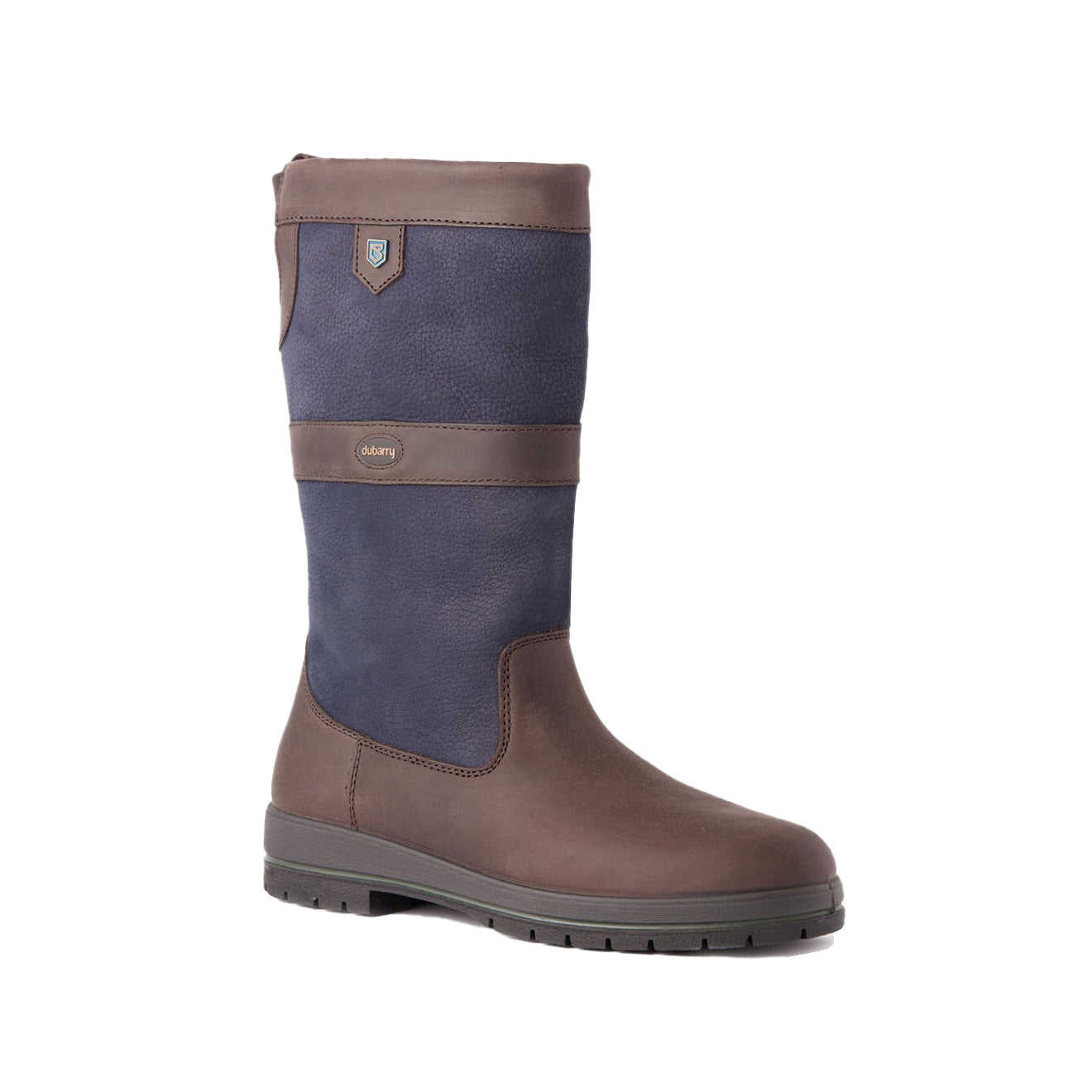 Dubarry Womens Kildare Leather Boot Navy / Brown - The Sporting Lodge