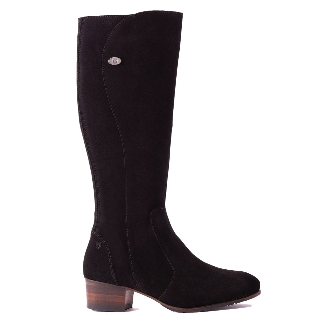 Dubarry Womens Downpatrick Boot Black Suede - The Sporting Lodge