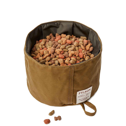 Filson Dog Bowl Dark Tan - The Sporting Lodge