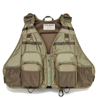 Filson Fishing Guide Vest Vintage Olive - The Sporting Lodge