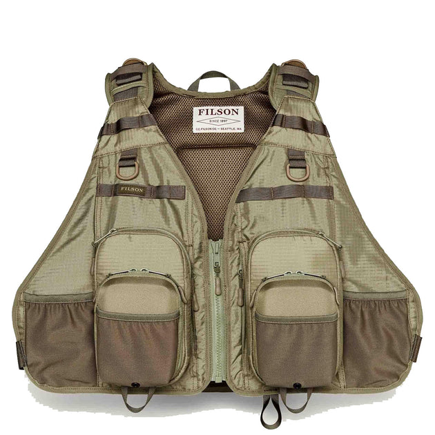 【試着のみ】FISHING GUIDE VEST Vintage Olive Filson Fishing Guide Vest Vintage Olive – The Sporting Lodge