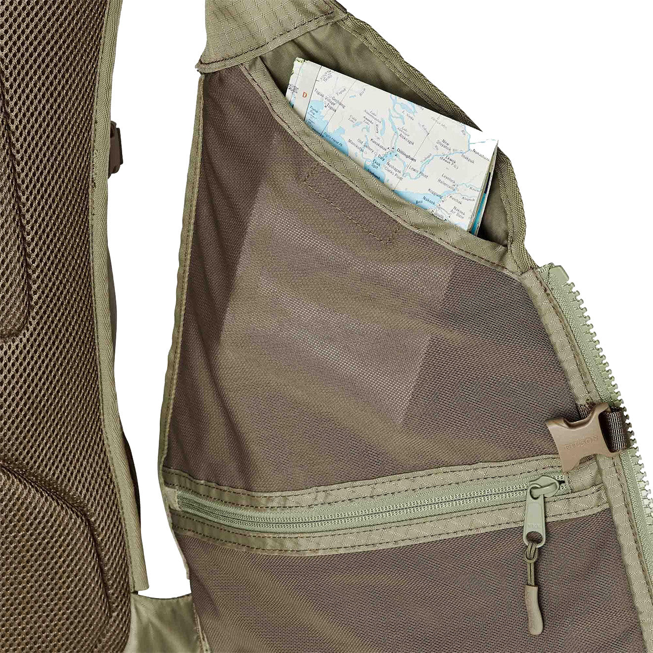 Filson Fishing Guide Vest Vintage Olive - The Sporting Lodge