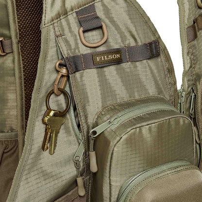 Filson Fishing Guide Vest Vintage Olive - The Sporting Lodge