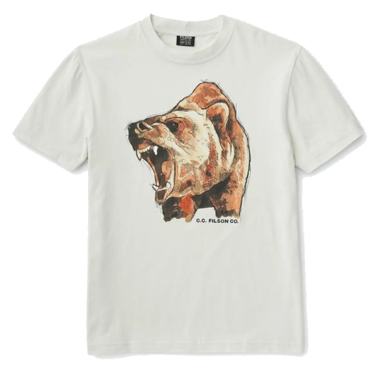 Filson S/S Lightweight Outfitter T-Shirt Sail White - The Sporting Lodge